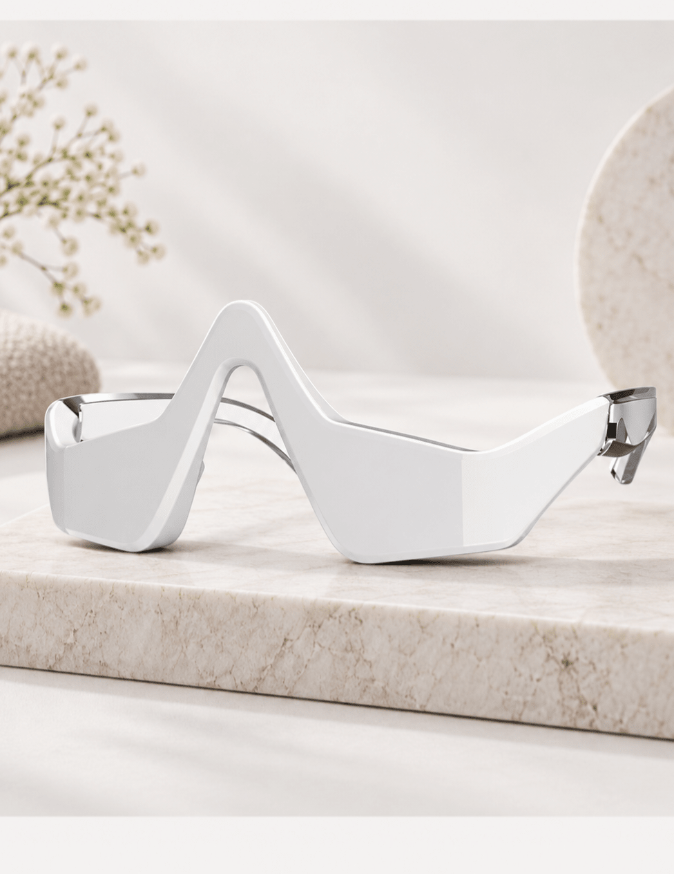 Under-Eye Red Light Therapy Massager - Skin Rejuvenation & Relaxation Device