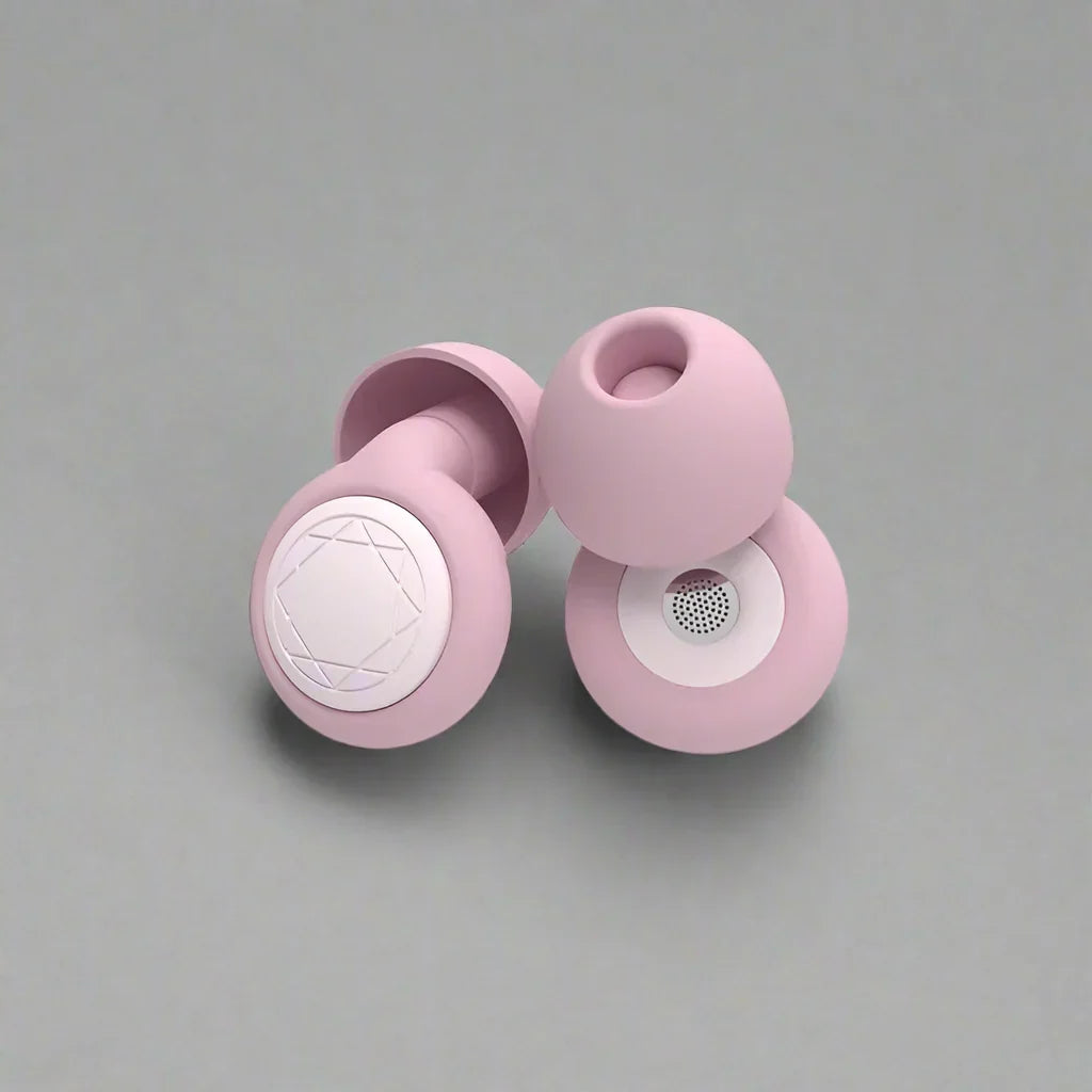 🛏️ Silicone Sleep Ear Plugs – Waterproof, Noise Reduction