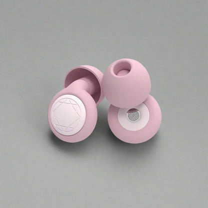 🛏️ Silicone Sleep Ear Plugs – Waterproof, Noise Reduction