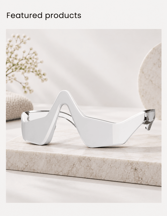 Under-Eye Red Light Therapy Massager - Skin Rejuvenation & Relaxation Device